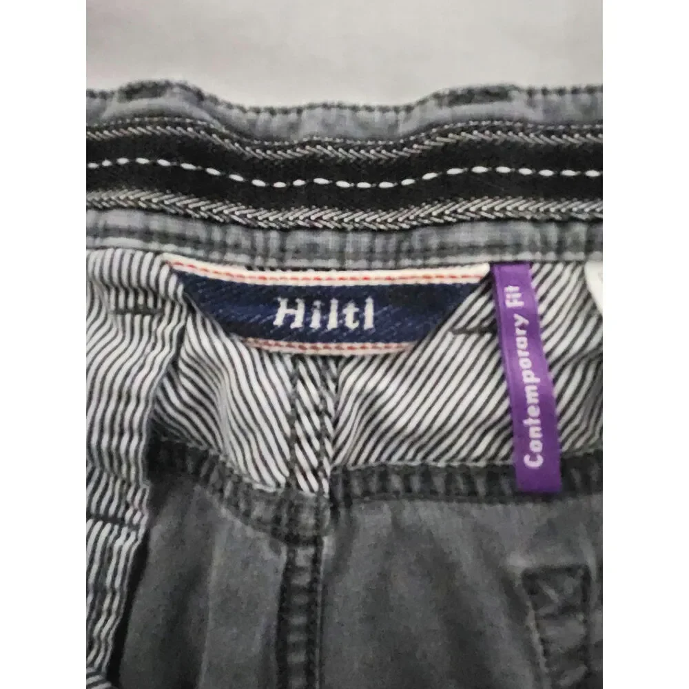 Hiltl Dude Men's Contemporary Fit Denim Straight Leg Jeans Gray Size 36/34 - Picture 7 of 12